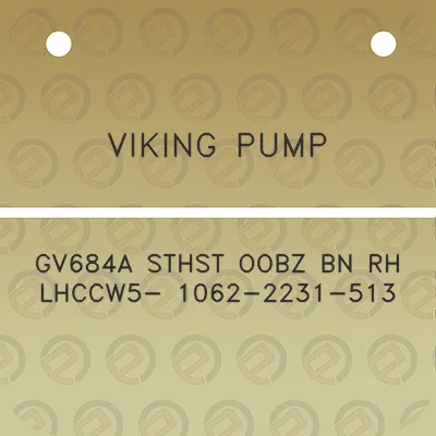 viking-pump-gv684a-sthst-oobz-bn-rh-lhccw5-1062-2231-513