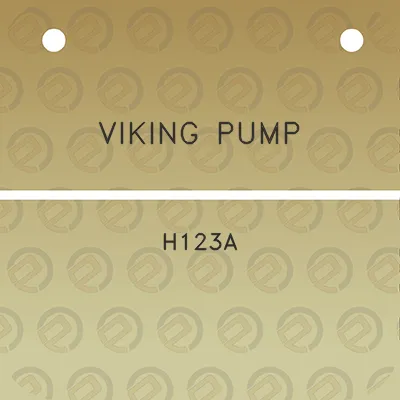 viking-pump-h123a