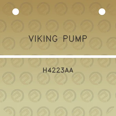 viking-pump-h4223aa