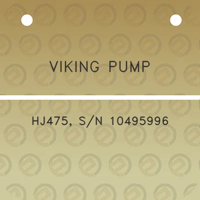 viking-pump-hj475-sn-10495996