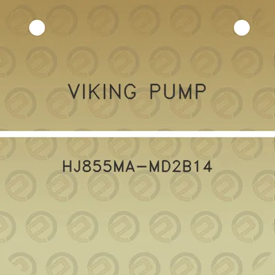 viking-pump-hj855ma-md2b14