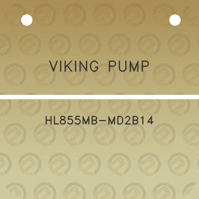 viking-pump-hl855mb-md2b14