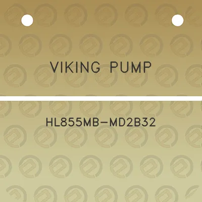 viking-pump-hl855mb-md2b32