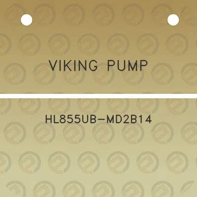 viking-pump-hl855ub-md2b14