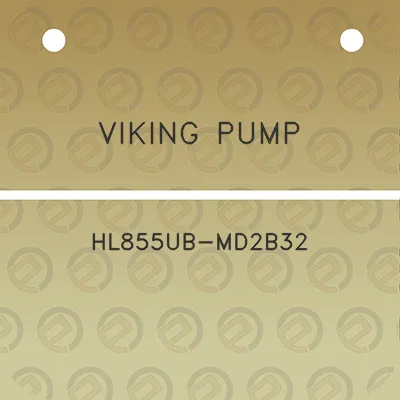 viking-pump-hl855ub-md2b32