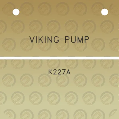 viking-pump-k227a