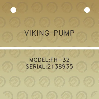 viking-pump-modelfh-32-serial2138935