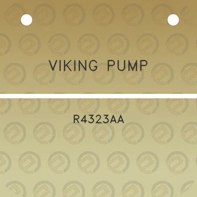 viking-pump-r4323aa