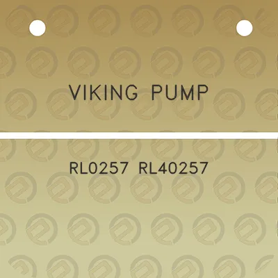 viking-pump-rl0257-rl40257