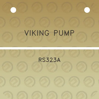 viking-pump-rs323a