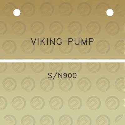 viking-pump-sn900