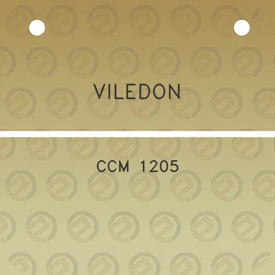 viledon-ccm-1205