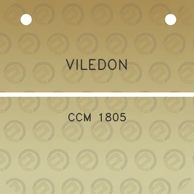 viledon-ccm-1805