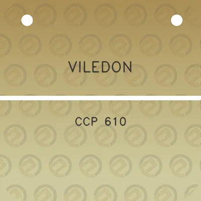 viledon-ccp-610