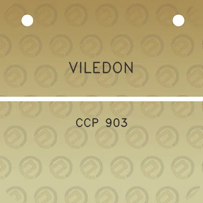 viledon-ccp-903