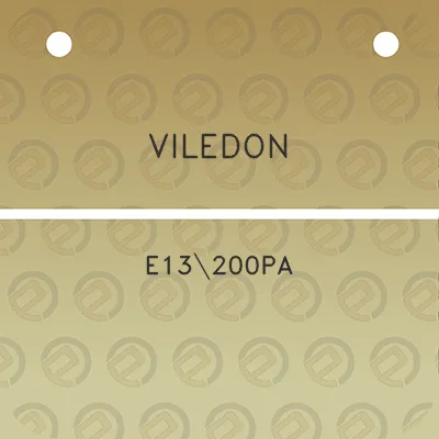 viledon-e13200pa