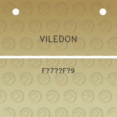 viledon-f7f9