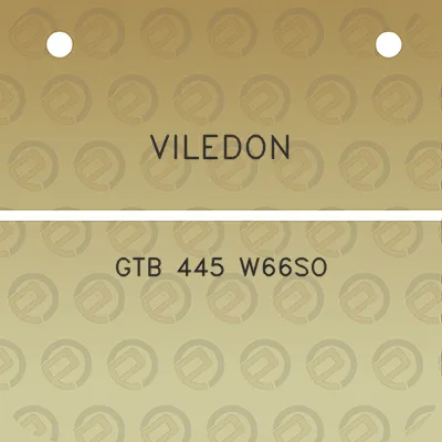 viledon-gtb-445-w66so