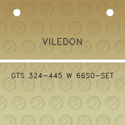 viledon-gts-324-445-w-66s0-set