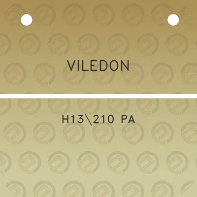 viledon-h13210-pa