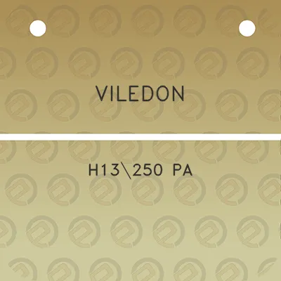 viledon-h13250-pa