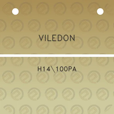 viledon-h14100pa