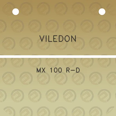 viledon-mx-100-r-d