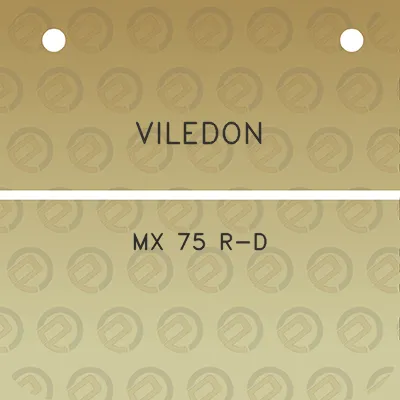 viledon-mx-75-r-d