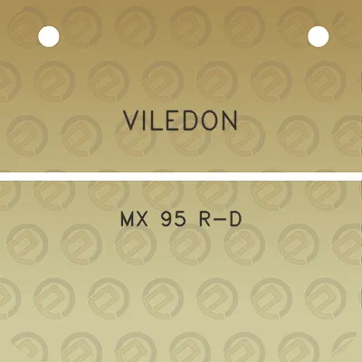 viledon-mx-95-r-d