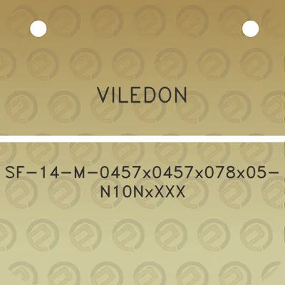 viledon-sf-14-m-0457x0457x078x05-n10nxxxx