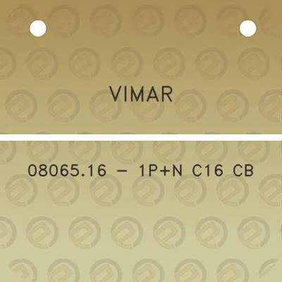 vimar-0806516-1pn-c16-cb