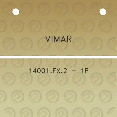 vimar-14001fx2-1p