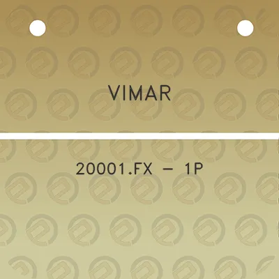 vimar-20001fx-1p