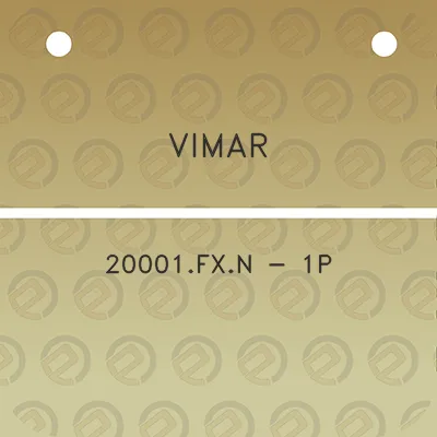 vimar-20001fxn-1p