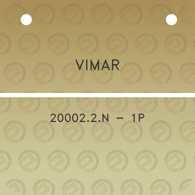 vimar-200022n-1p