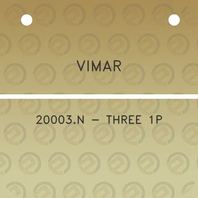 vimar-20003n-three-1p