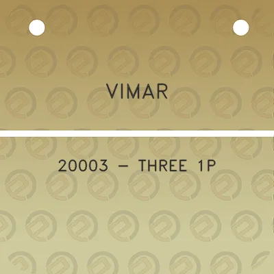 vimar-20003-three-1p