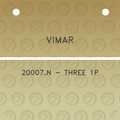 vimar-20007n-three-1p