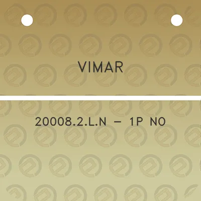 vimar-200082ln-1p-no