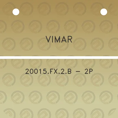 vimar-20015fx2b-2p