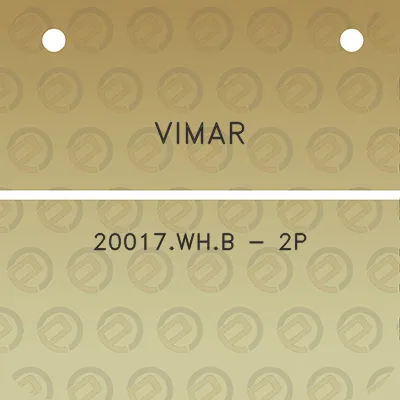 vimar-20017whb-2p