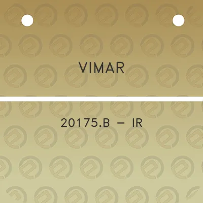 vimar-20175b-ir