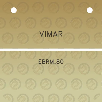 vimar-ebrm80