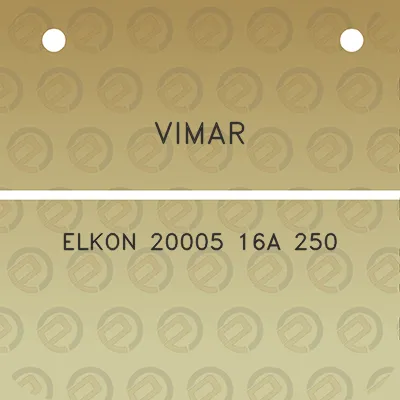 vimar-elkon-20005-16a-250