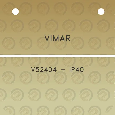 vimar-v52404-ip40