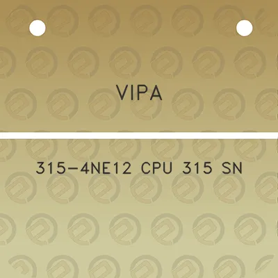 vipa-315-4ne12-cpu-315-sn