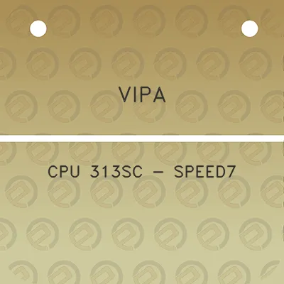 vipa-cpu-313sc-speed7