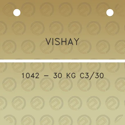 vishay-1042-30-kg-c330