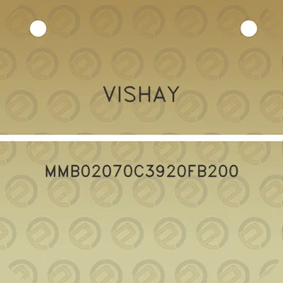 vishay-mmb02070c3920fb200