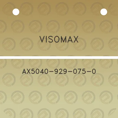 visomax-ax5040-929-075-0